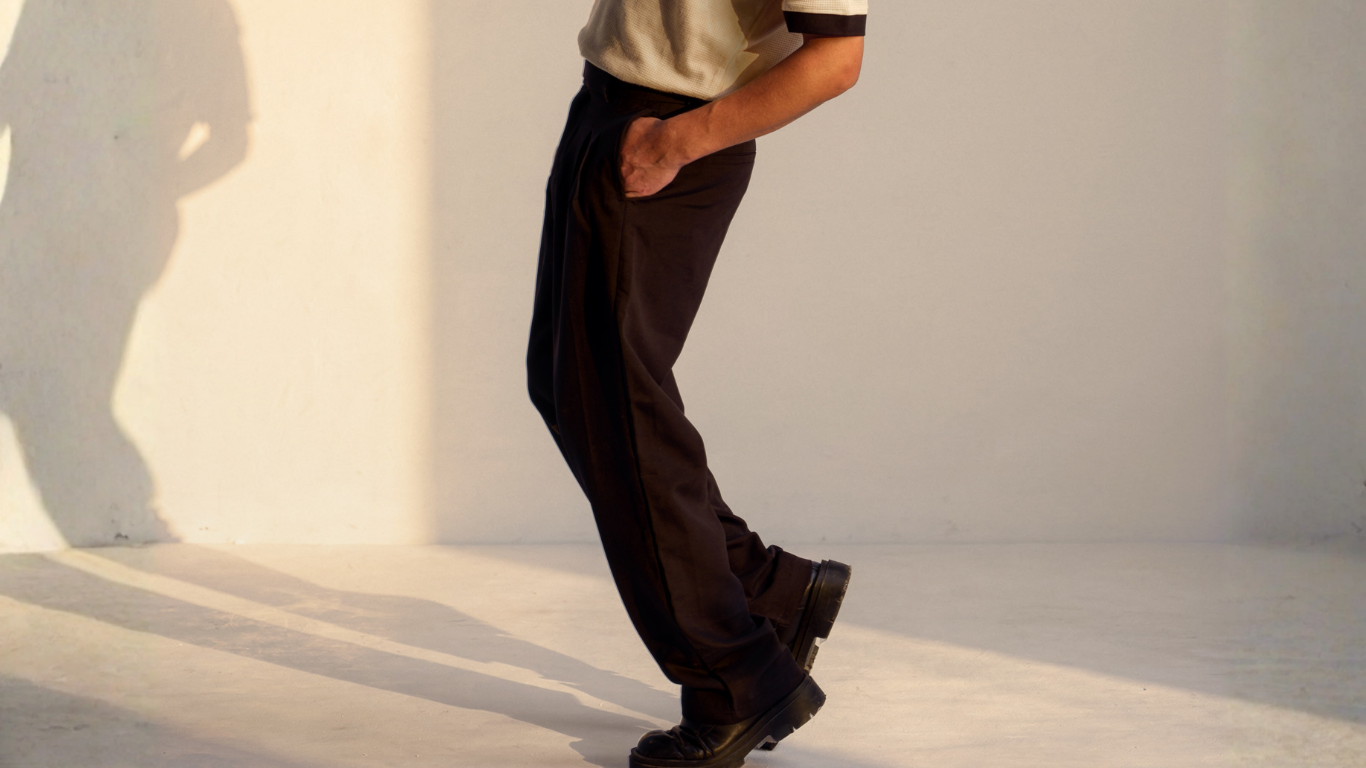 Pleated Pants